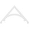 Ekena Millwork Pitch Legacy Architectural Grade PVC Gable Pediment, 48"W x 28"H x 1"P (14/12) GPP048X028X100LEG - alternate 5
